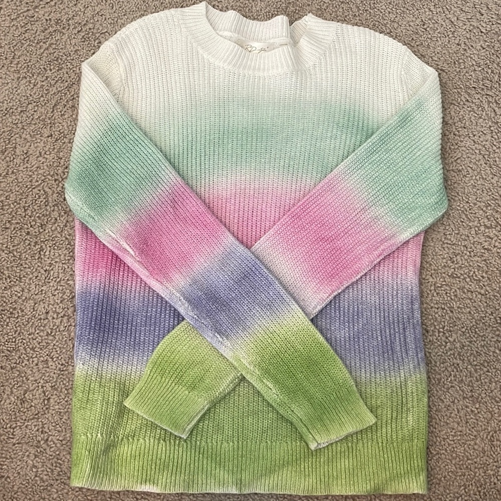 EUC pastel ombré sweater